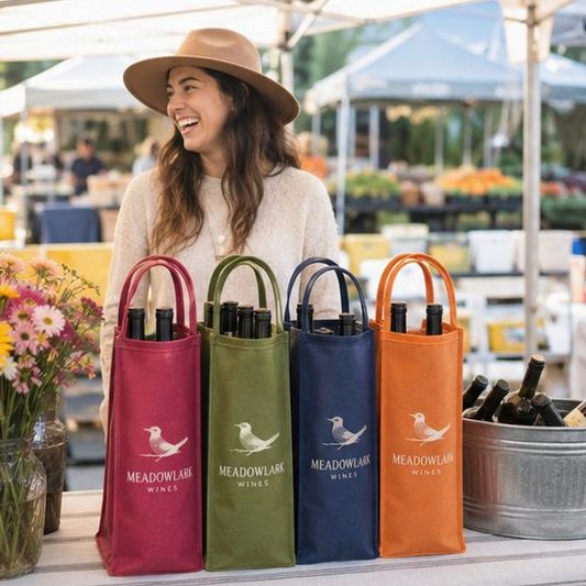 Custom printed wine bags in bulk — photo 7